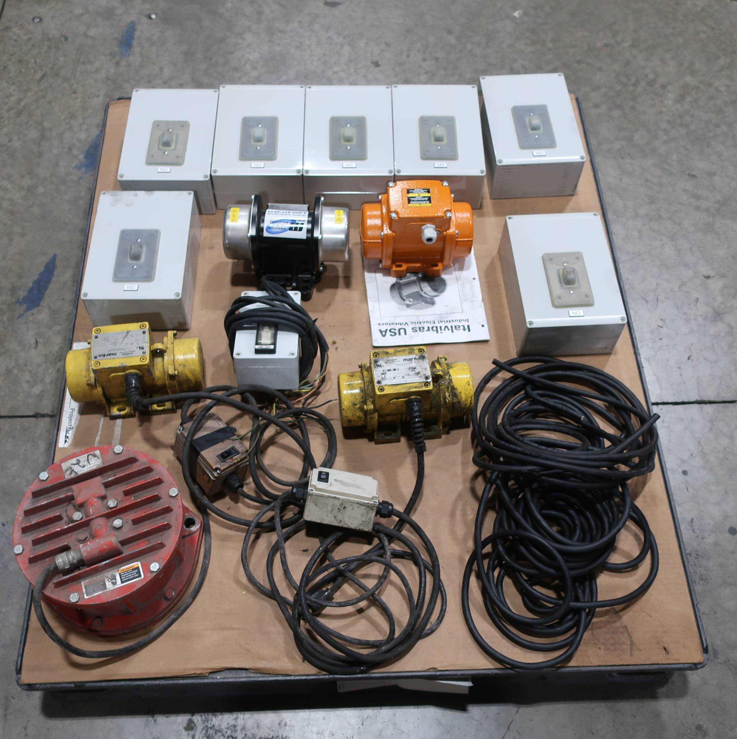 PALLET OF ASSORTED VIBRATORS - ELECTRICAL PARTS
