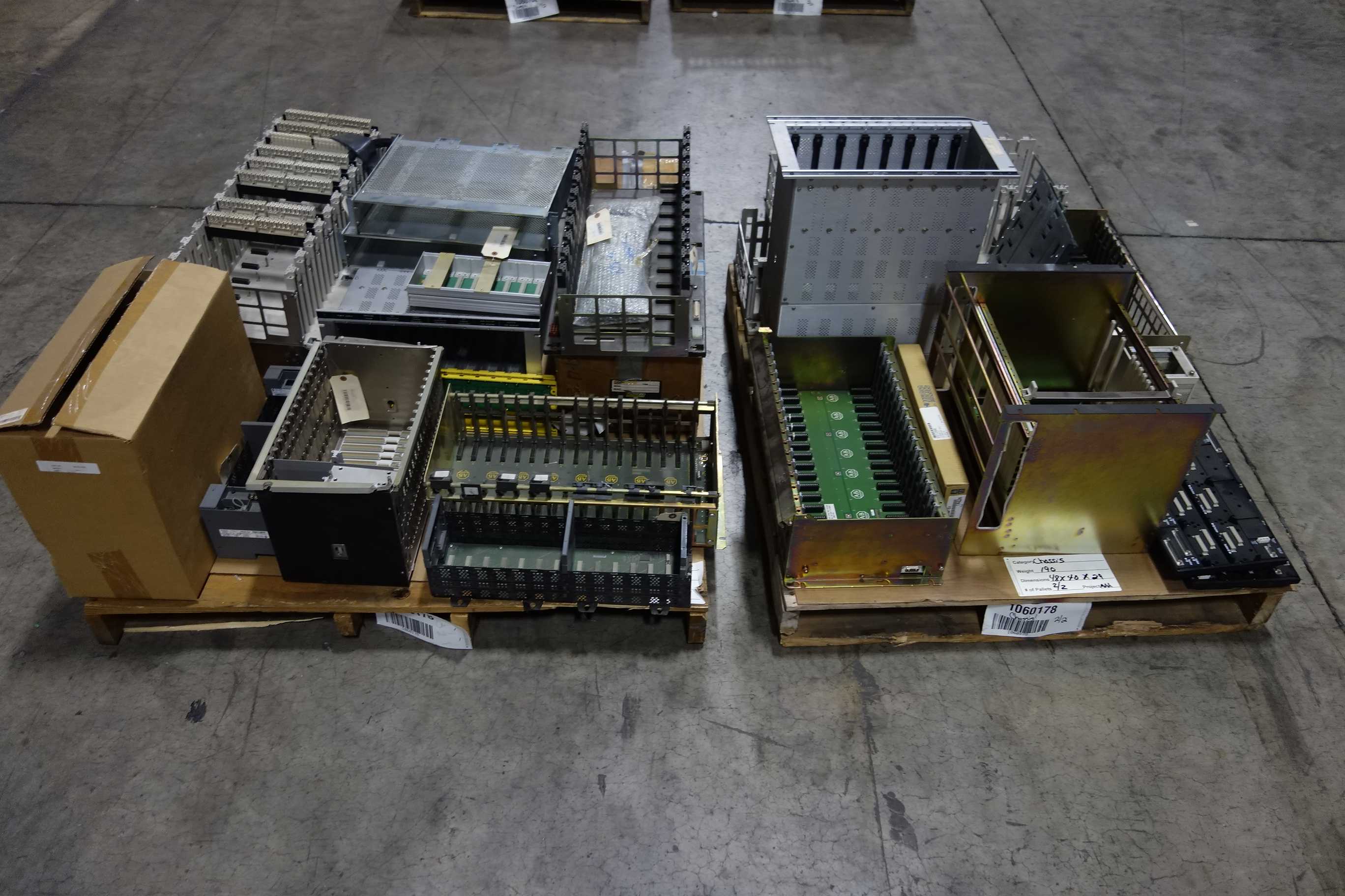 2 PALLETS OF ASSORTED CHASSIS MODULES - 