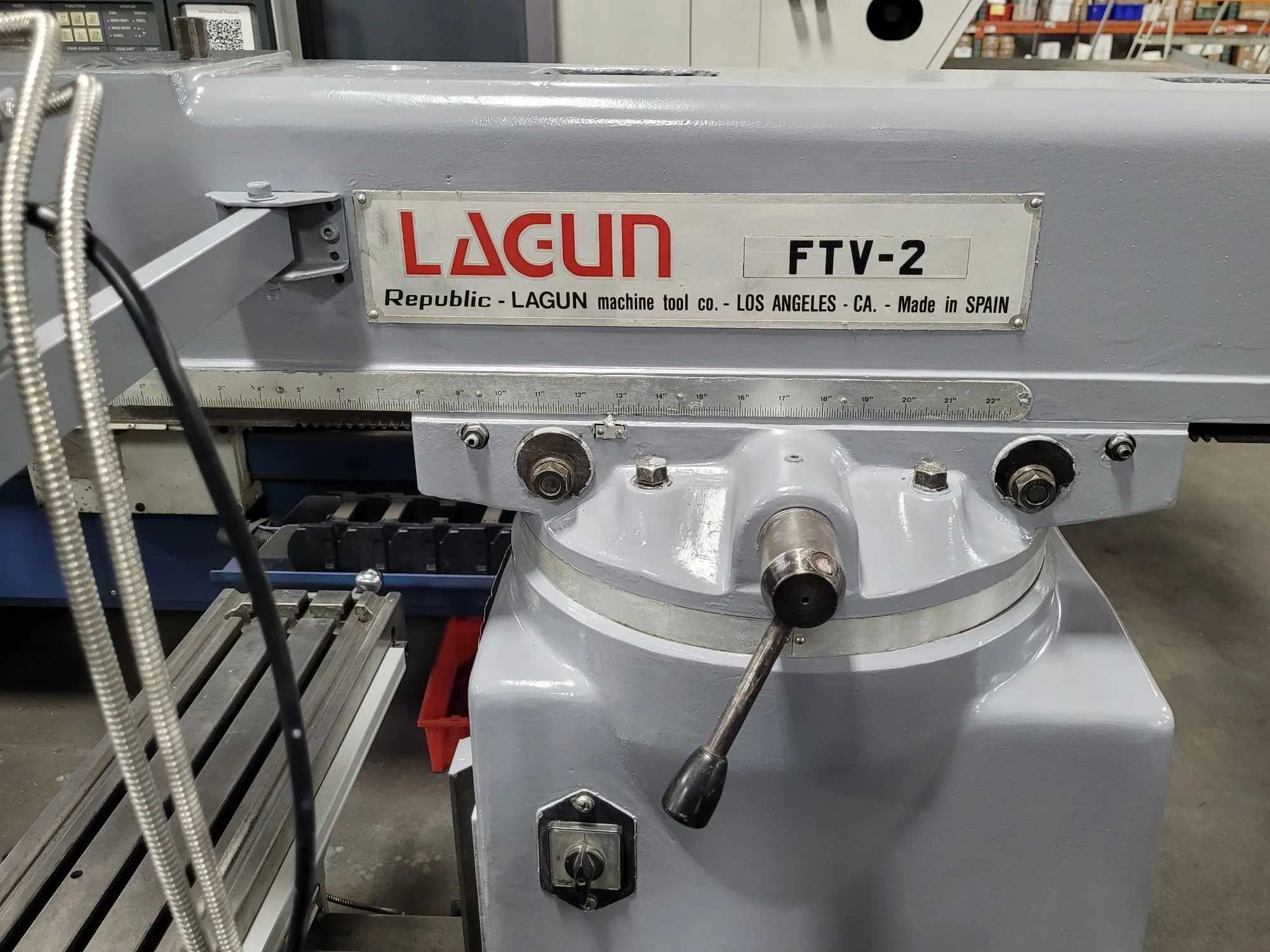 LAGUN REPUBLIC FTV-2 VERTICAL MILL, VARIABLE SPEED, X AXIS POWER FEED, 3HP - VERTICAL MILLING MACHINES