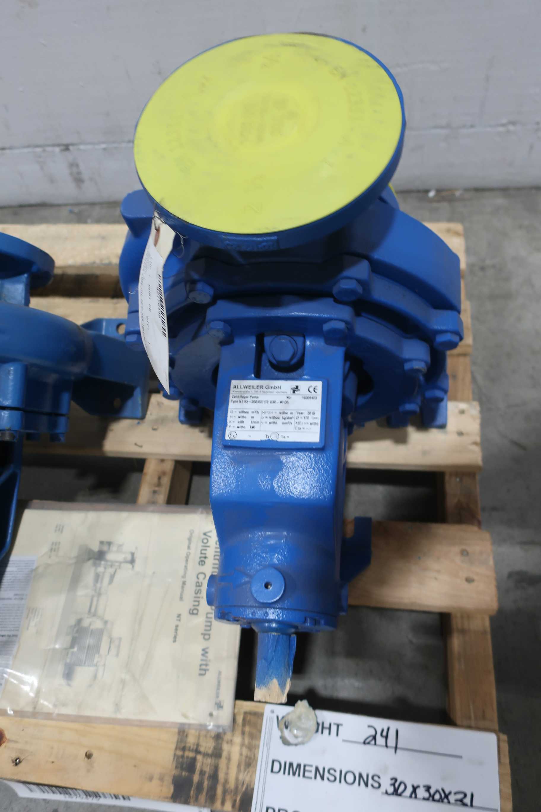 LOT OF 2 CENTRIFUGAL PUMPS - CENTRIFUGAL PUMP