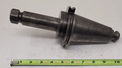 UNIVERSAL ENGINEERING 912174 REV.N COLLET CHUCK W/ CAT 50 HOLDER, 11” OAL, 6” PROJECTION. - MACHINING ACCESSORIES & TOOLING