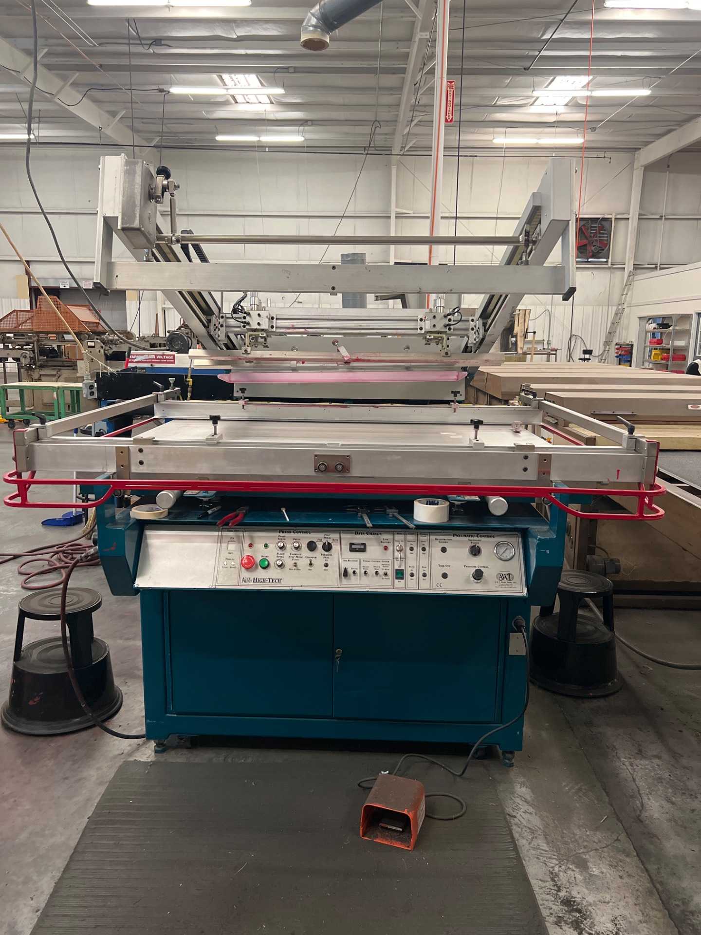 2019 AWT AWT-APHT-3855 FLATBED SCREEN PRINTING PRESS - PRINTING