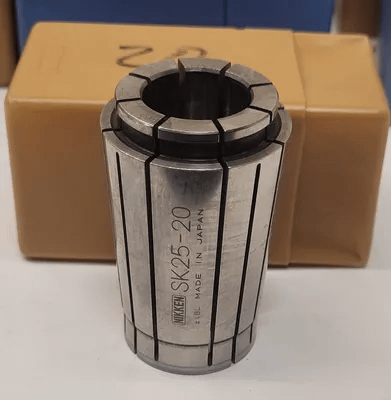 NIKKEN SK25 COLLETS – SET OF 31 – VARIOUS METRIC AND 1-INCH SIZES - MACHINE TOOLING