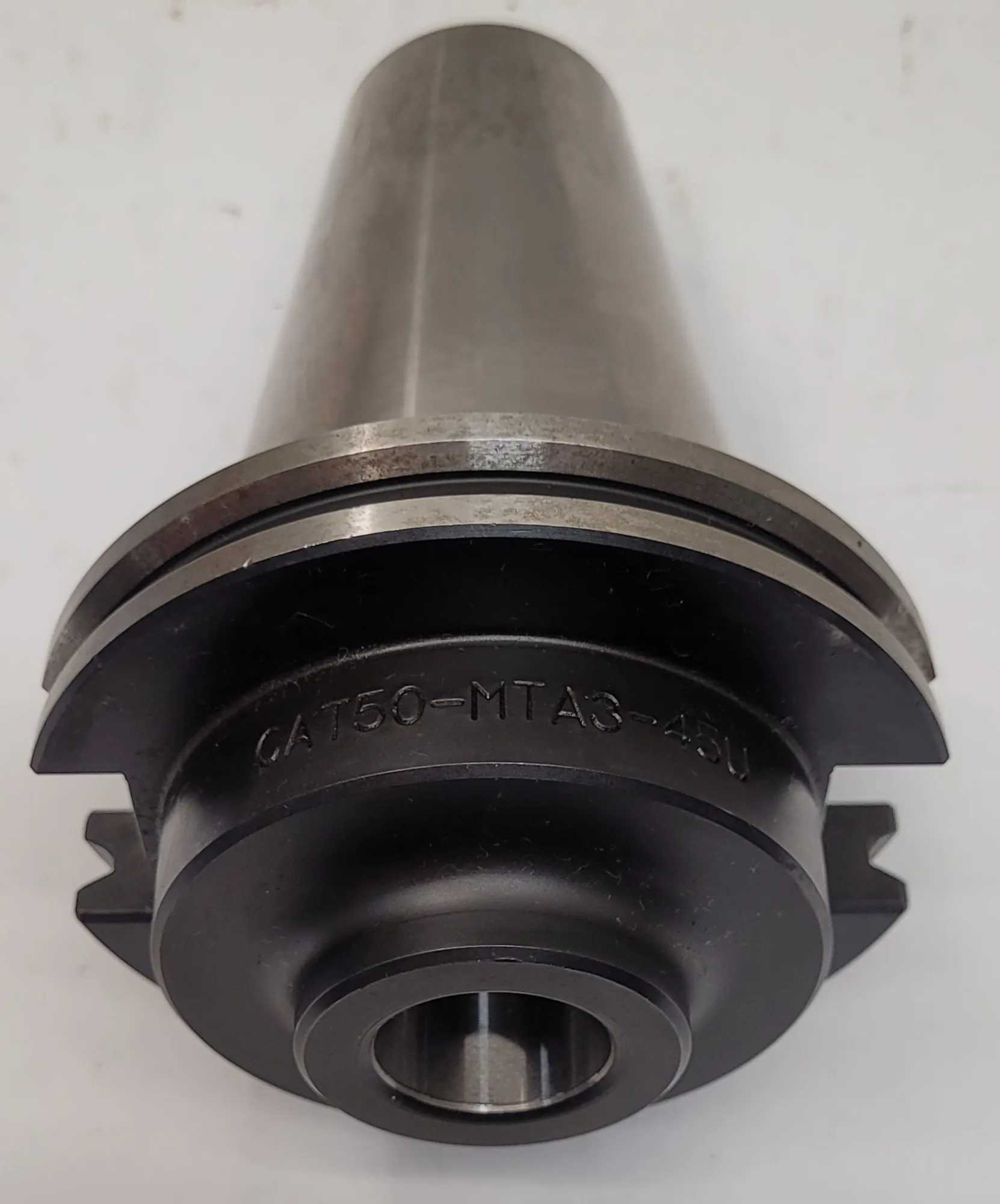 NIKKEN CAT50-MTA3-45U MORSE TAPER ADAPTER, CAT50 SHANK, MT3 COMPATIBLE, 5-3/4" OAL - MACHINE TOOLING