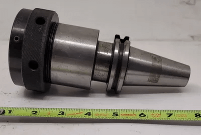 KENNAMETAL CV40TG150488 CAT 40 COLLET CHUCK OAL: 7.5” GAUGE: 4.75” BODY DIA: 2.60” - MACHINE TOOLING