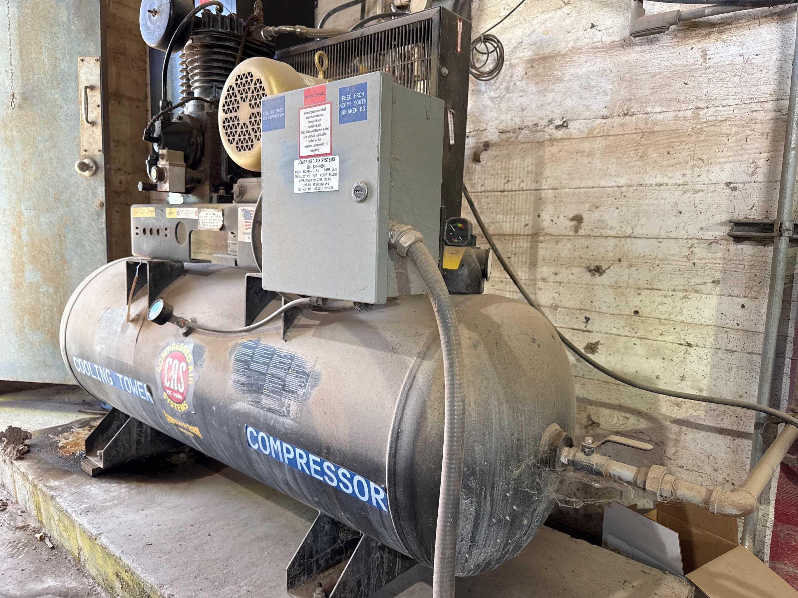 COMPRESSED AIR SYSTEMS B53H84-E-N4 AIR COMPRESSOR - STATIONARY AIR COMPRESSOR