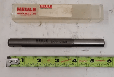 HEULE SNAP12-531 CHAMFERING TOOL, 13.5MM MIN DIA, 1/2IN SHANK, 5.51IN OAL - MACHINE TOOLING