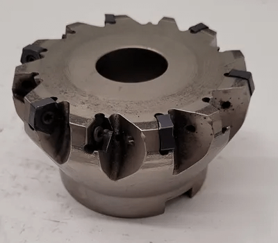 INGERSOLL DM5G-40R01 INDEXABLE FACE MILL, 4.000" CUTTING DIA., 12 INSERTS, 1.5000" BORE - MACHINE TOOLING