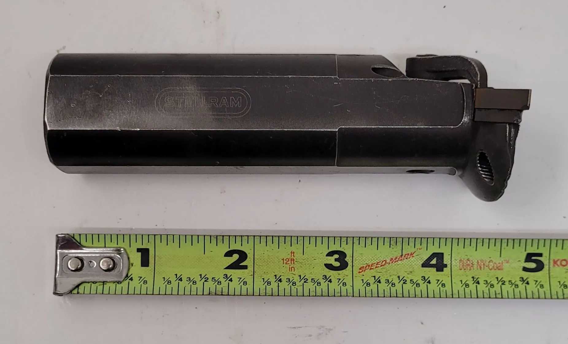 STELLRAM BORING BAR, 1.250" FOR TP200 INSERTS, 4.5" OAL, 1.125” SHANK WIDTH - MACHINE TOOLING