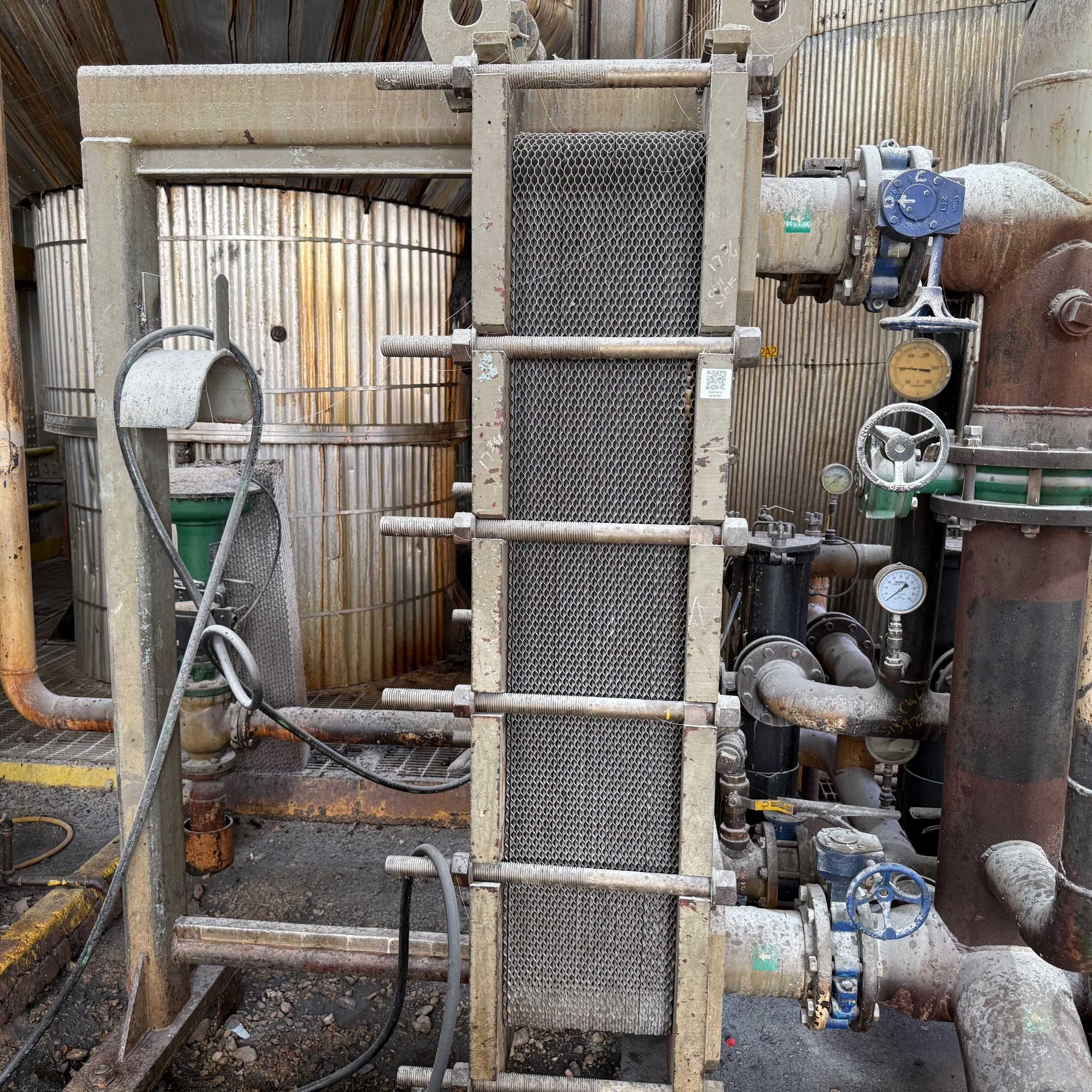 1976 AMERICAN HEAT RECLAIMING CORP. HEAT EXCHANGER - PLATE HEAT EXCHANGER