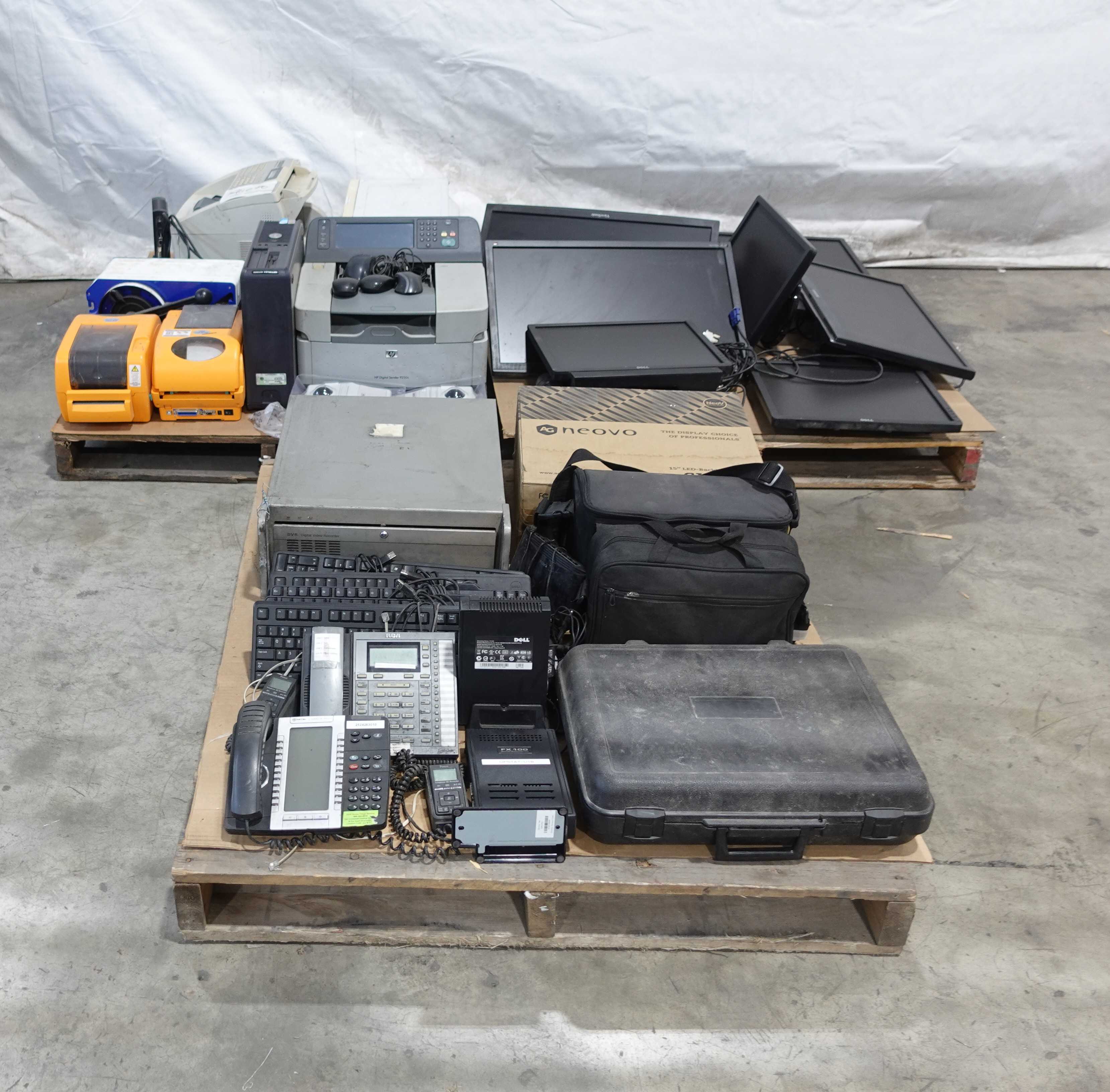 3 PALLETS OF ASSORTED OFFICE EQUIPMENT - MISCELLANEOUS