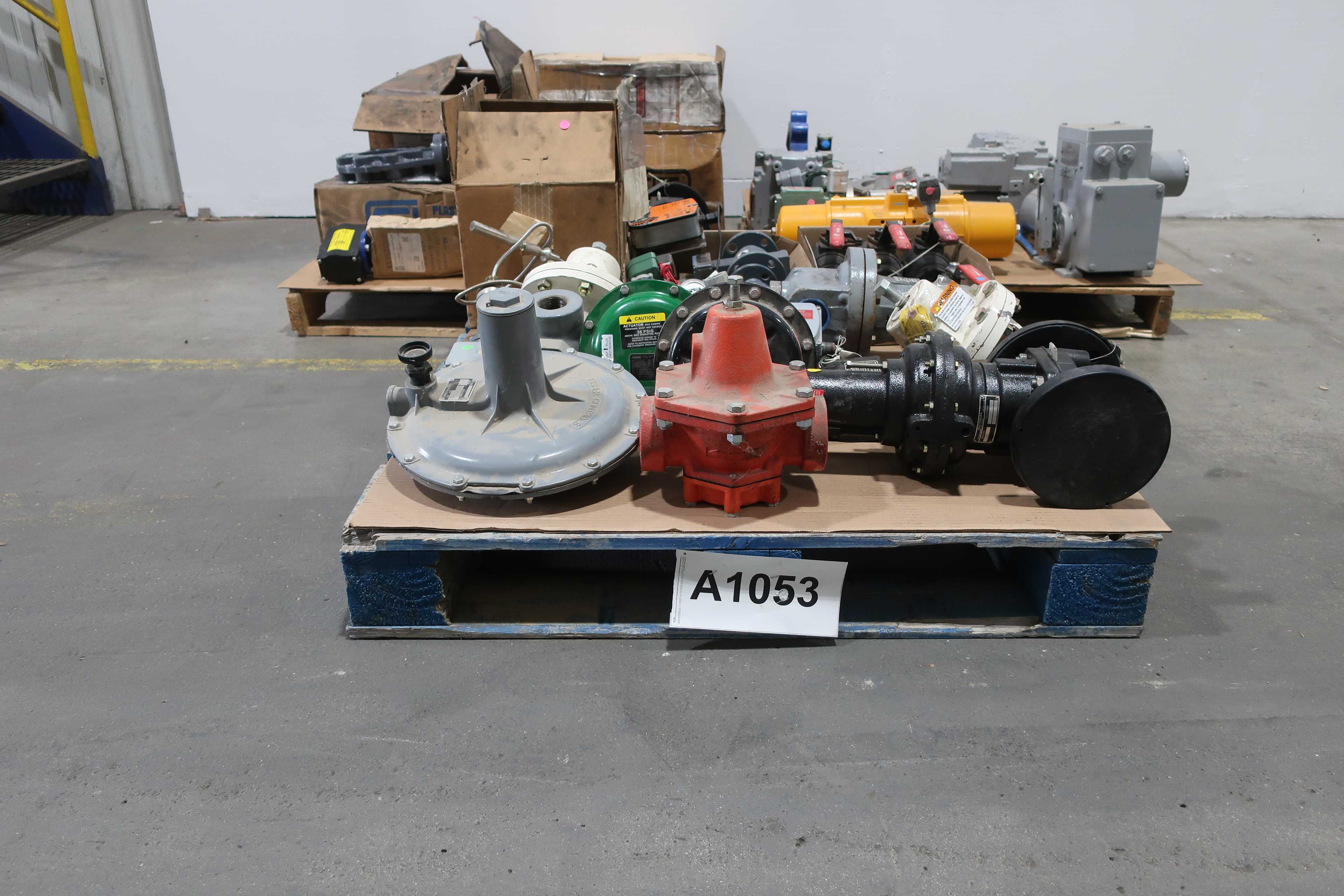 3 PALLETS OF ASSORTED VALVES AND VALVE PARTS - VALVES