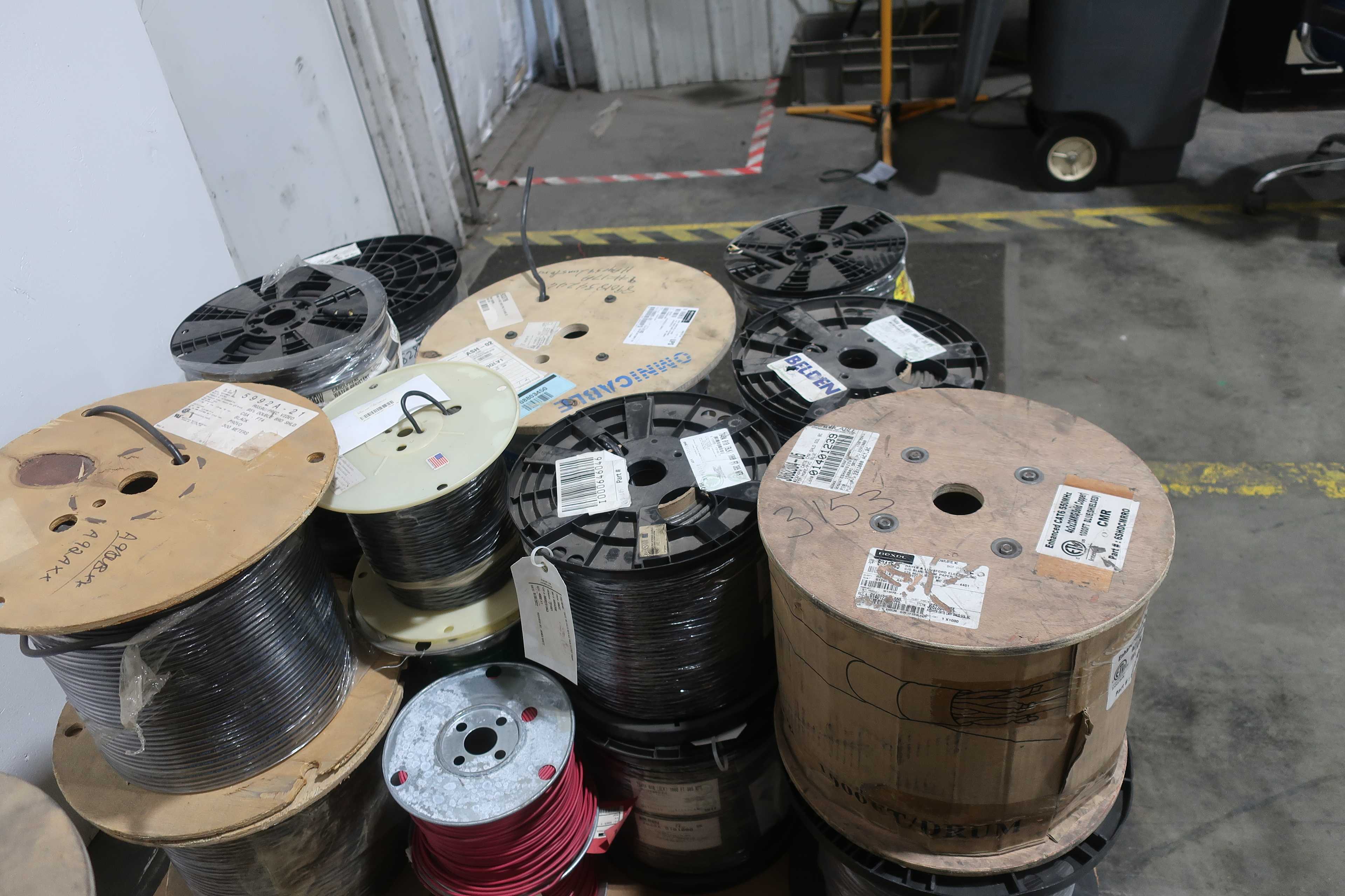 SKU 1733695 - 4 PALLETS OF ASSORTED INSULATED WIRE - ELECTRICAL WIRE