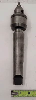 LIVE CENTER, NO.4 MORSE TAPER ADAPTER, 9” OAL - MACHINE TOOLING
