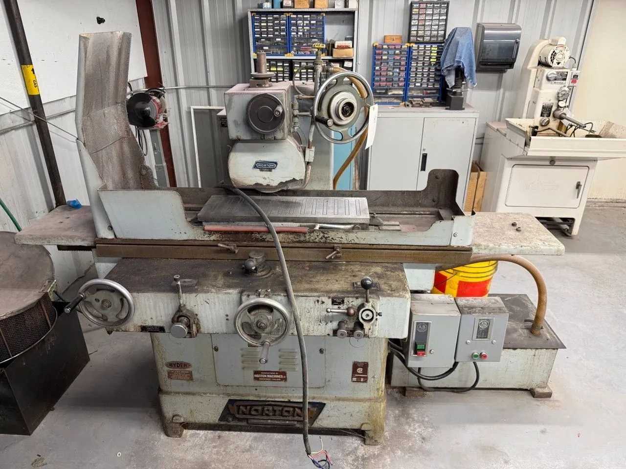 NORTON-ASQUITH HYDRAULIC SURFACE GRINDER, 8X24 IN, HORIZ SPINDLE, 550V 3PH - SURFACE GRINDERS