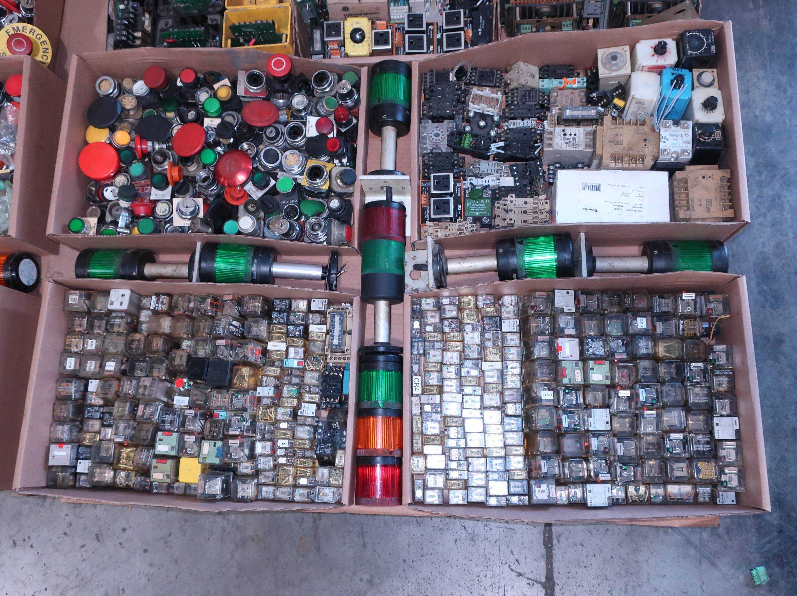 2 PALLETS OF ASSORTED AUTOMATION - ELECTRONIC COMPONENTS
