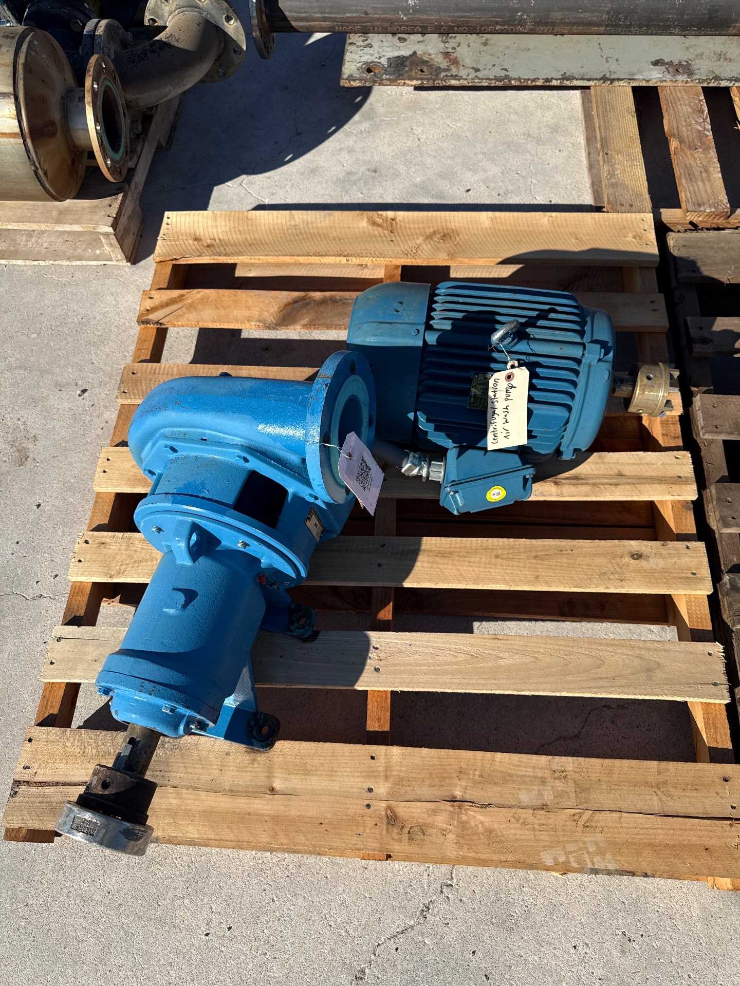 GOULDS 3756 PUMP & 10HP MOTOR ASSEMBLY - CENTRIFUGAL PUMP
