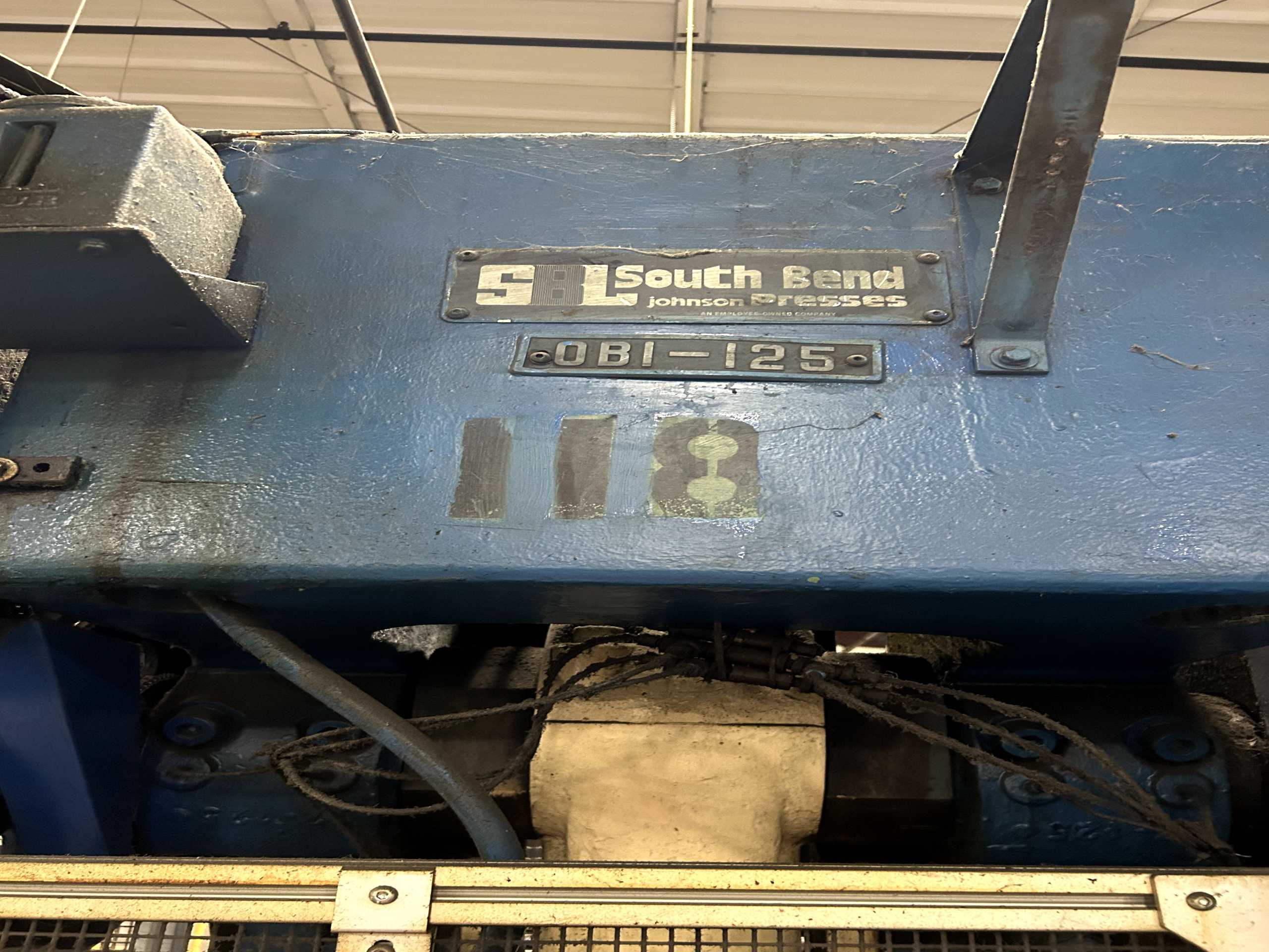 SOUTHBEND 125FW-AC MECHANICAL PRESS 125T, 4-6IN STROKE, 15HP, 40SPM - MECHANICAL PRESSES