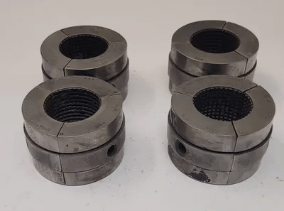 SUPERIOR CINCINNATI 1 11/16" MASTER SERRATED COLLET PAD - SET OF 4, 1-7/8” HEIGHT - MACHINE TOOLING