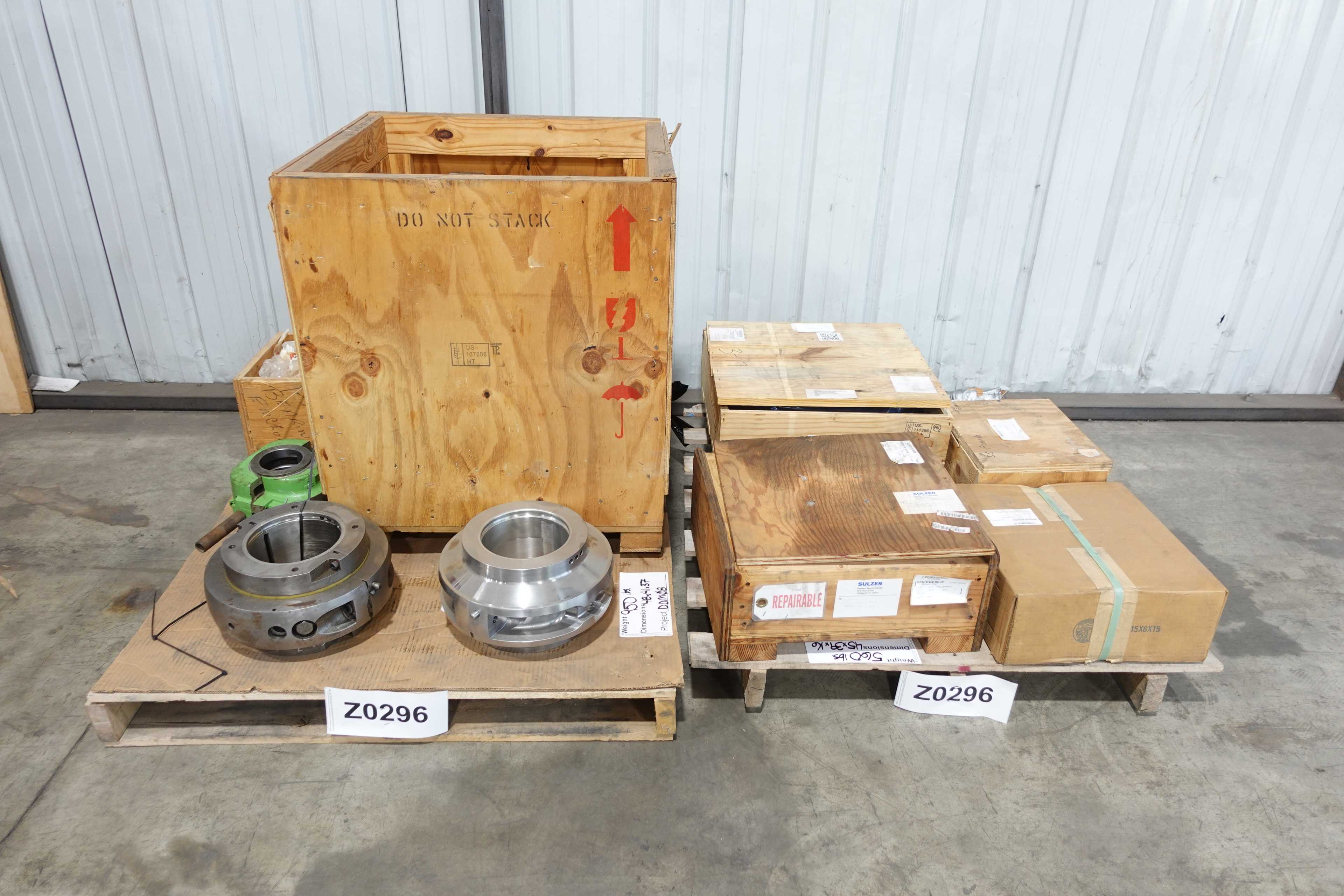 2 PALLETS OF ASSORTED BEARINGS AND BEARING PARTS