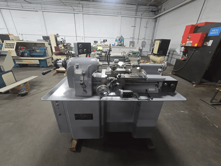 HARDINGE TFB-H TOOLROOM LATHE, 11" SWING, 18" CTRS, 1.5 HP, 125-3000 RPM - MANUAL LATHES