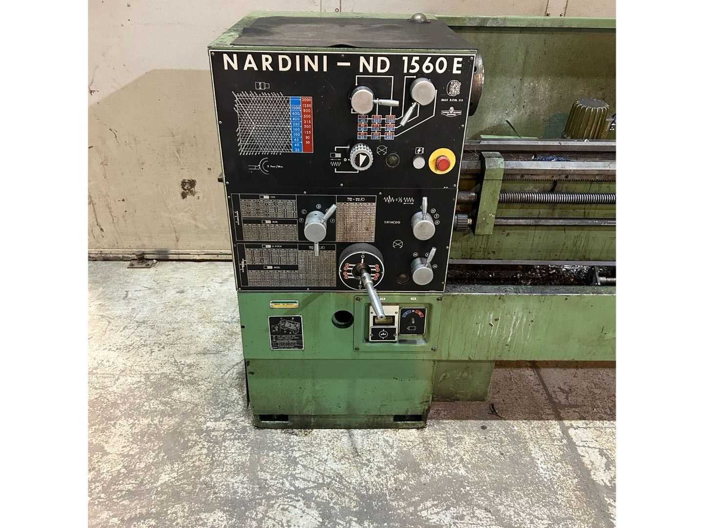NARDINI ND-1560E MANUAL LATHE - MANUAL LATHES