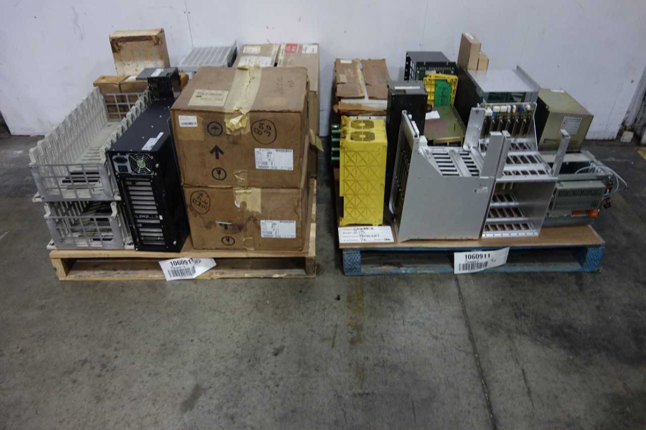 2 PALLETS OF CONTROLLER AND ETHERNET MODULES - COMMUNICATION MODULES