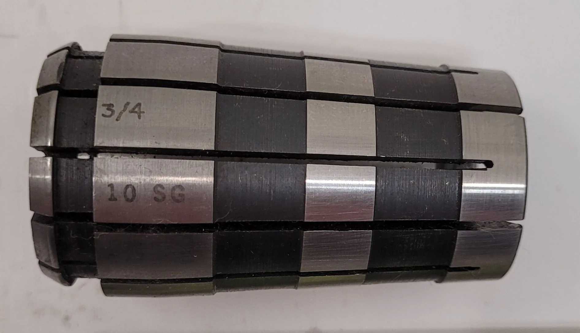 CRAWFORD DEVLIEG 10SG COLLETS - LOT OF 9 - 3/4IN DIAMETER HOLE - MACHINE TOOLING