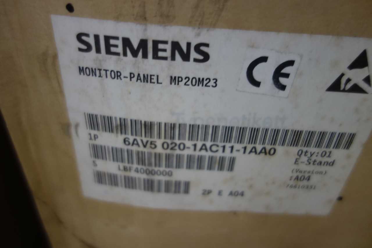 SKU 1075559 - LOT OF 2 ASSORTED SIEMENS OPERATOR INTERFACE PANELS - OPERATOR INTERFACE PANELS