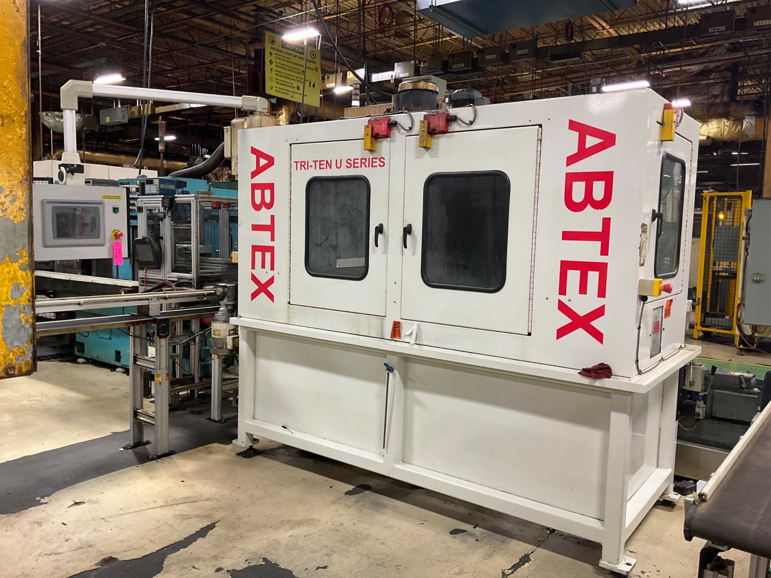 ABTEX TRI-TEN U-FLOW DEBURRING MACHINE - DEBURRING MACHINES