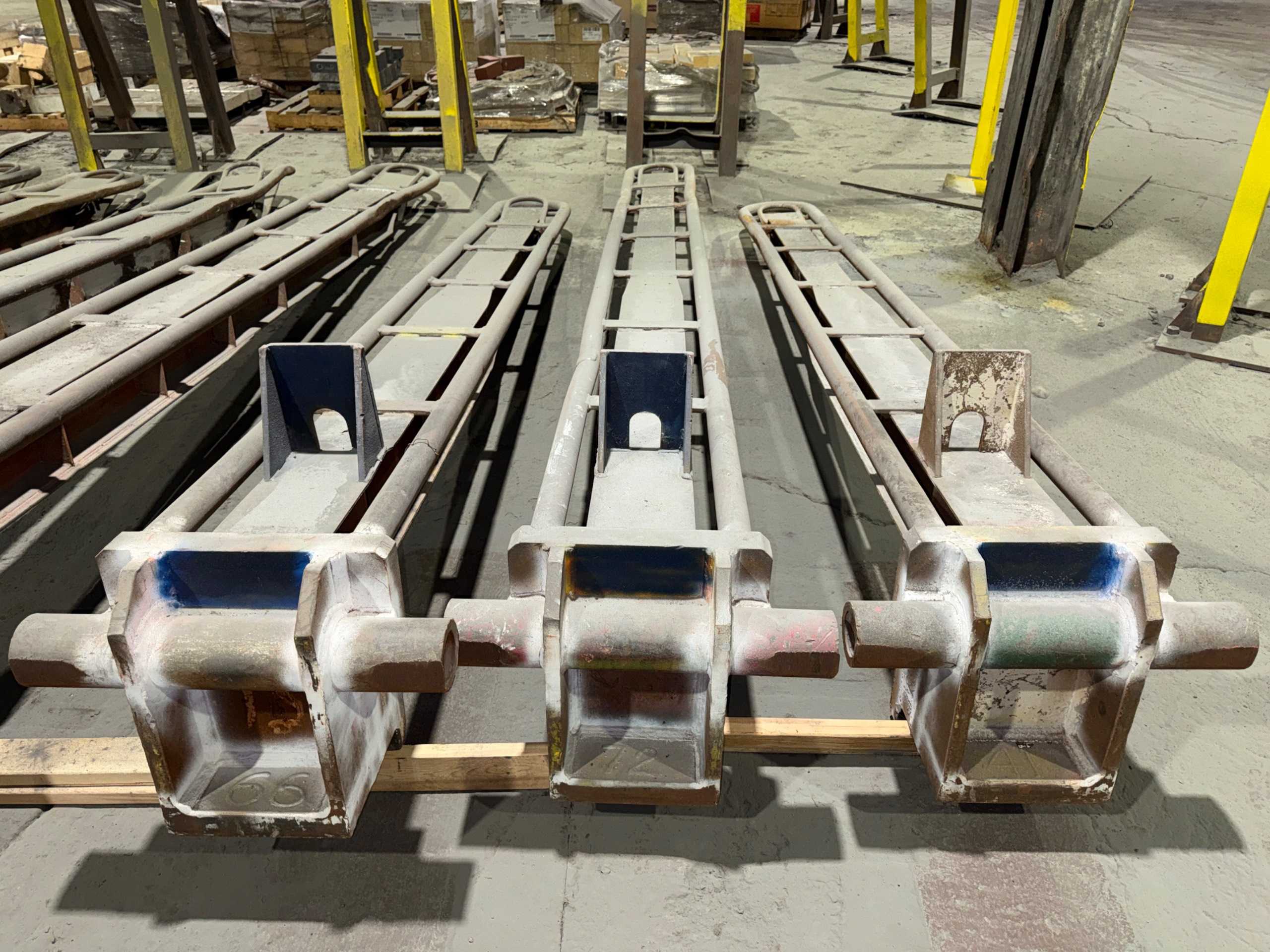 BULK QTY OF COIL HANDLING BEAMS - MATERIAL HANDLING EQUIPMENT