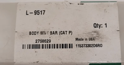 WIDIA L-9517 METCUT BODY MNT BAR - OAL 4.45IN, PROJ 1.70IN, SHANK .75IN DIAM, 2.75IN LONG - MACHINE TOOLING