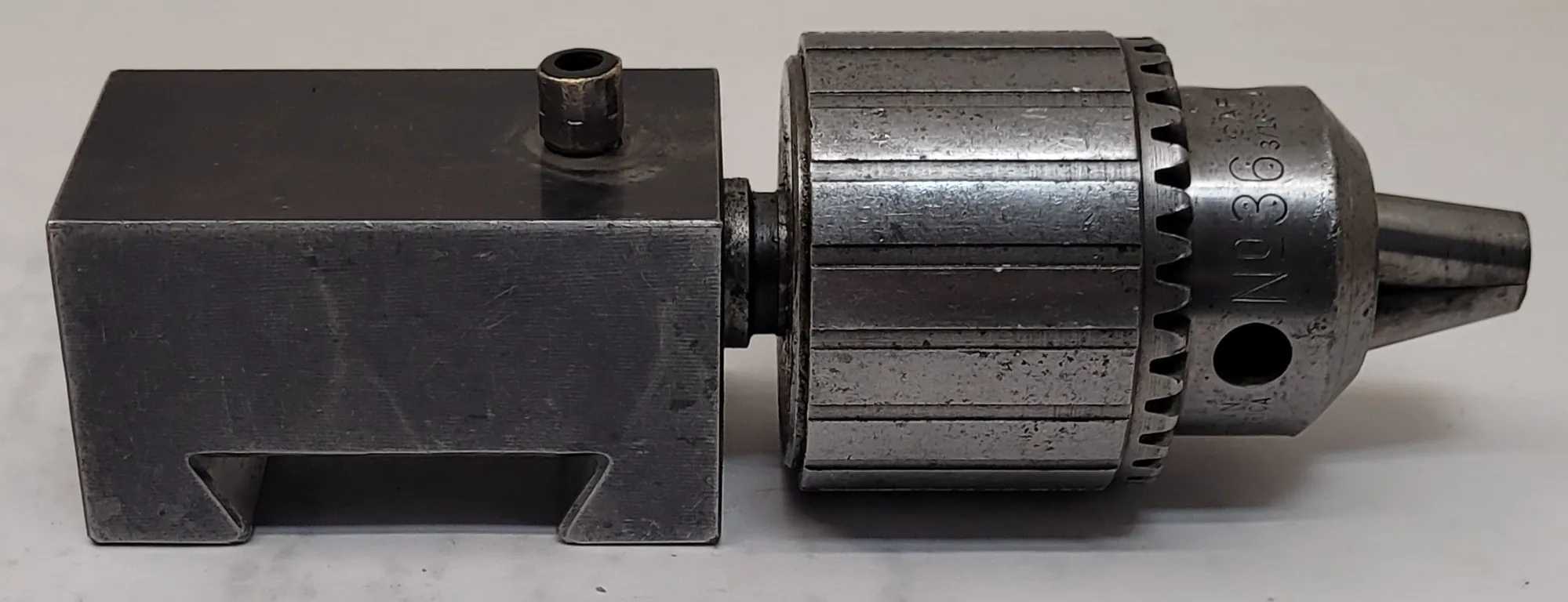 DORIAN TOOL D35CXA-5 MORSE TAPER TOOL HOLDER, MT3, JACOBS NO. 36 CHUCK, 3/16"-3/4", KEY - MACHINING TOOLING & PARTS