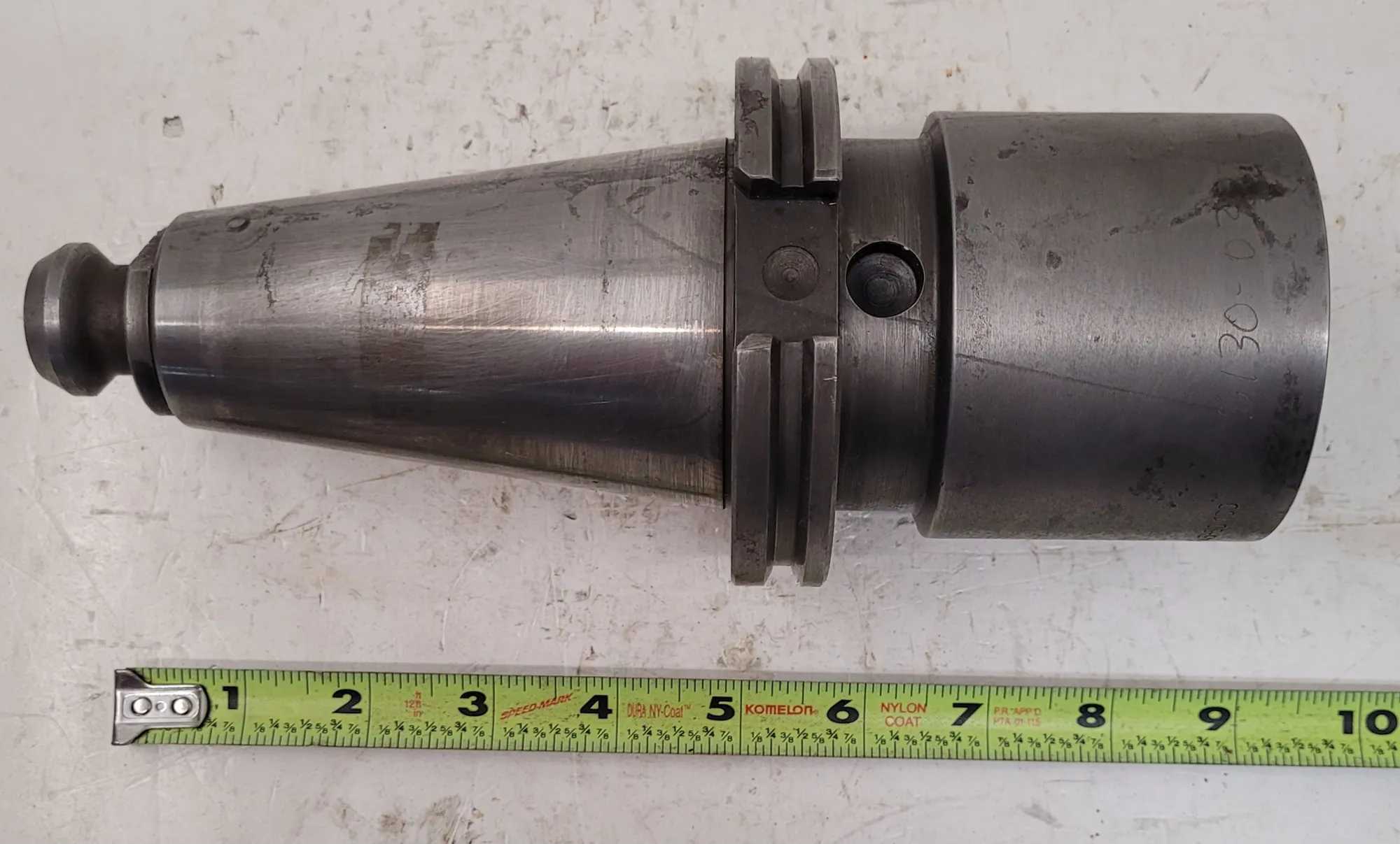 LOT OF 20 CAT 50 TOOL HOLDERS, ISCAR, SANDVIK, MAZAK, ERICKSON, BORING HEADS & DRILLS - MACHINING TOOLING & PARTS