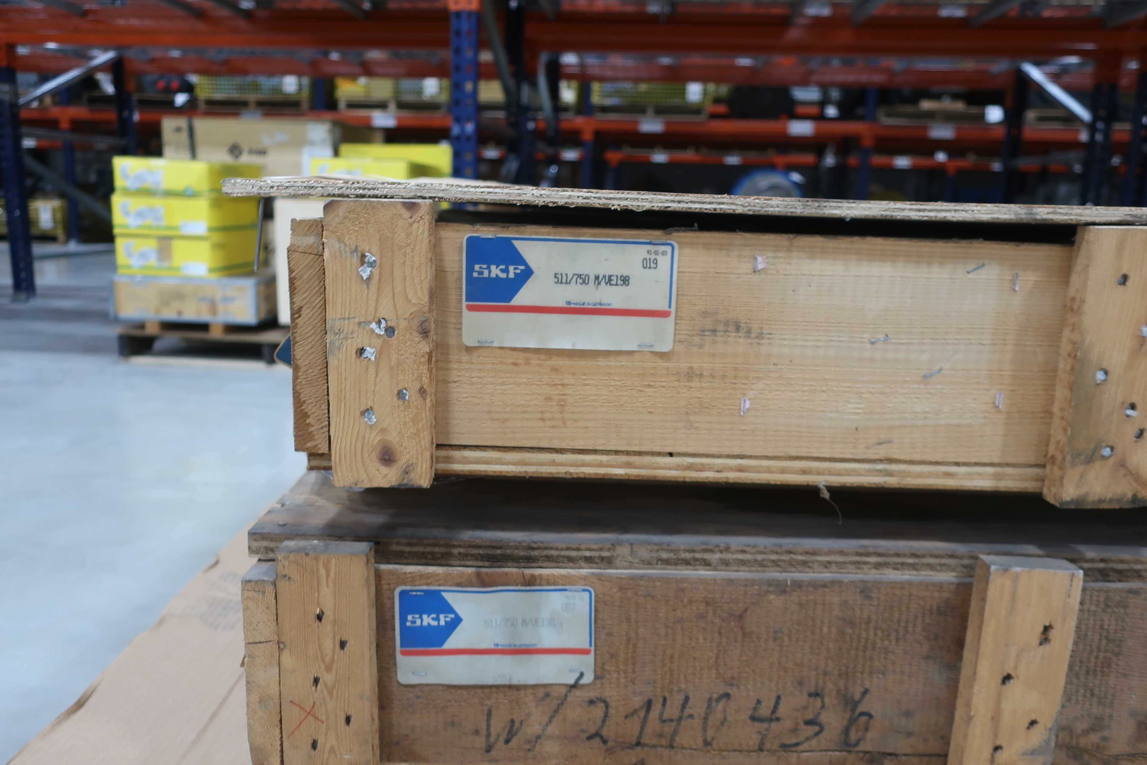 SKU 1738336 - LOT OF 2 SKF 511/750 M/VE198 - BEARINGS