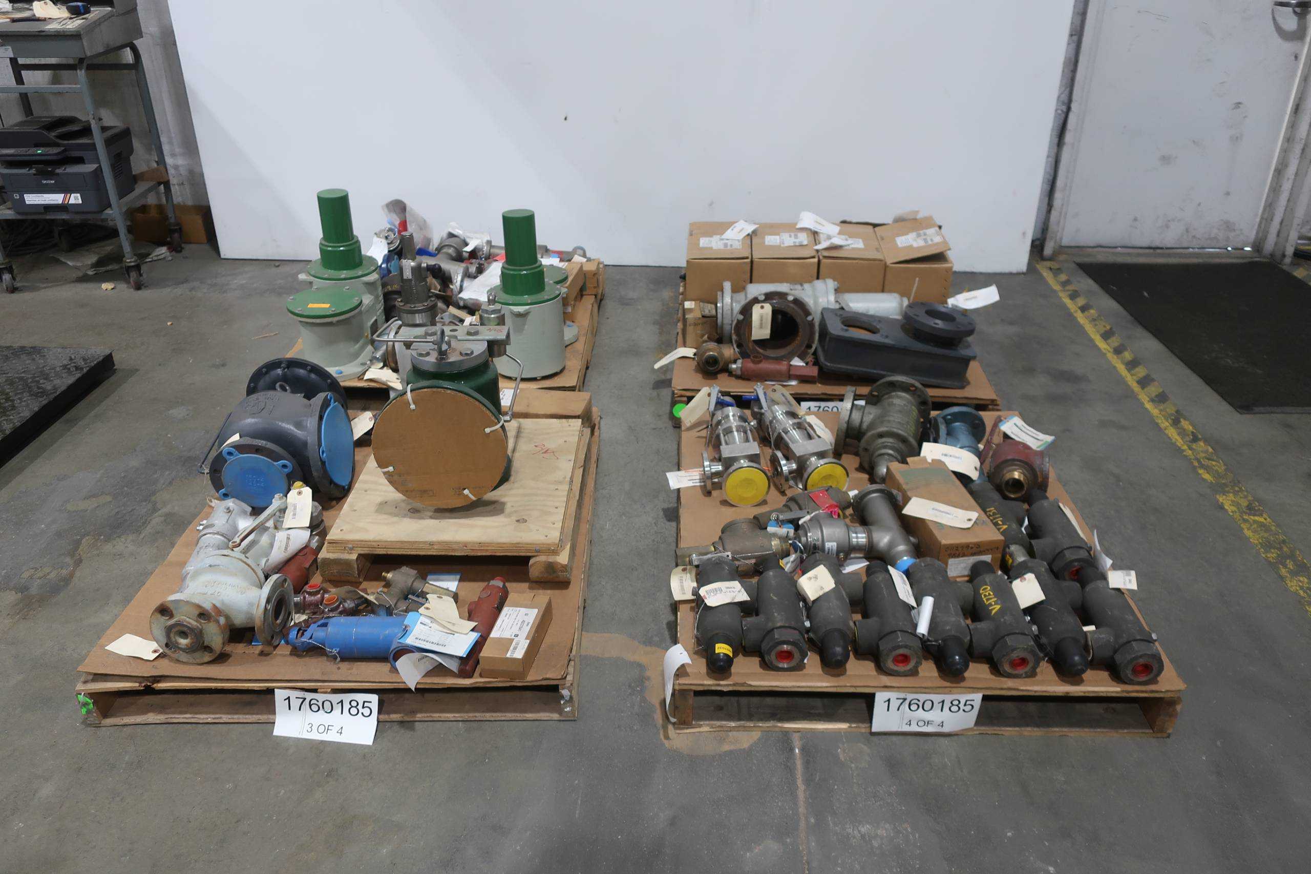 SKU 1760185 - 4 PALLETS OF ASSORTED RELIEF VALVES - RELIEF VALVE