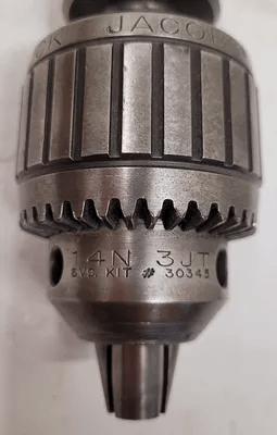 JACOBS BALL BEARING SUPER CHUCK 14N 3JT - MORSE TAPER #5 HOLDER (0-1/2IN CAP) - MACHINE TOOLING