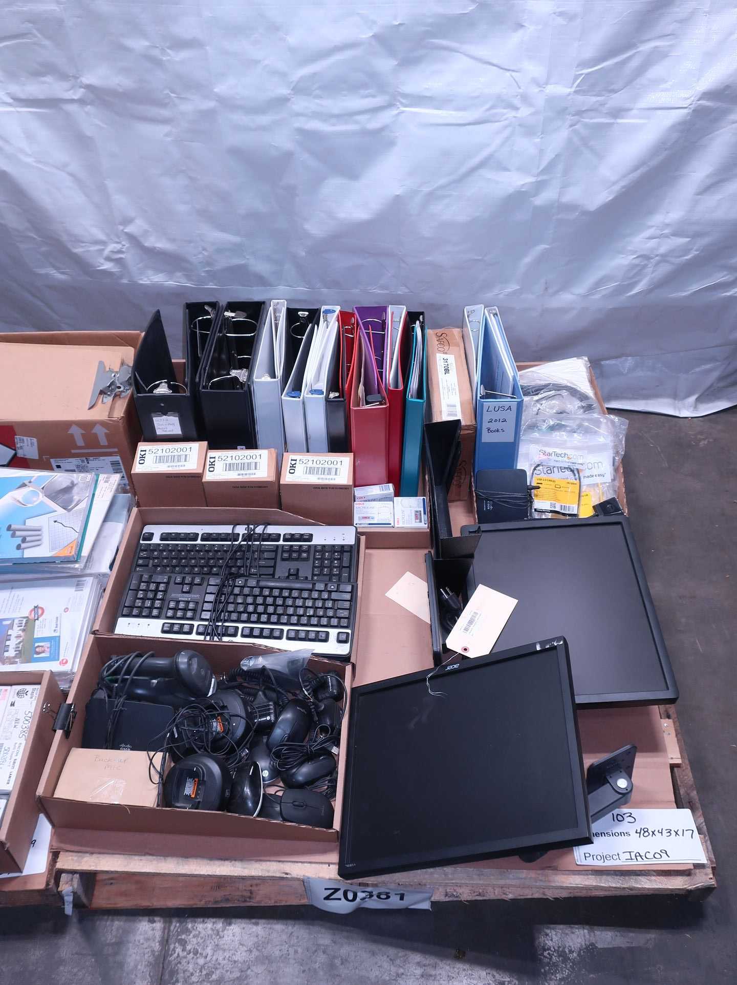 2 PALLETS OF ASSORTED OFFICE SUPPLIES - MISCELLANEOUS