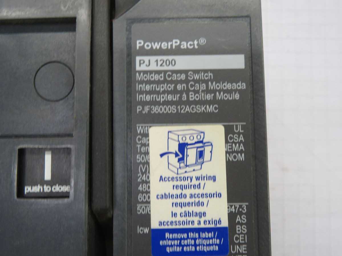 SCHNEIDER, 1200 PJF36000S12AGSKMC, CIRCUIT BREAKER, 3-POLE, 600V, 1200A, 18KA INT - CIRCUIT BREAKERS