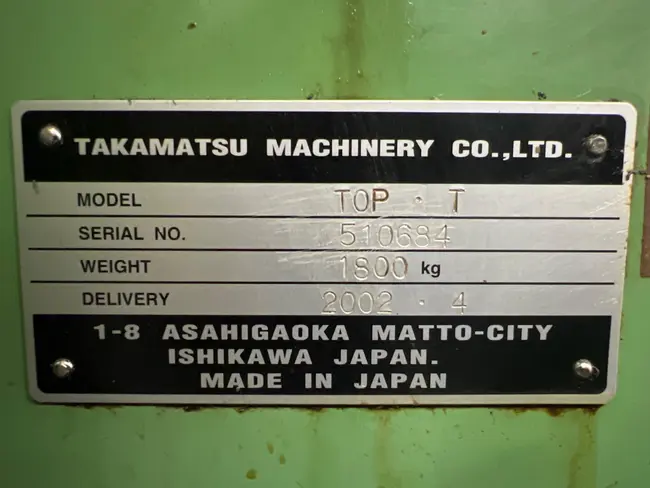 2002 TAKAMATSU TOP-T CNC LATHE WITH LOADER - undefined