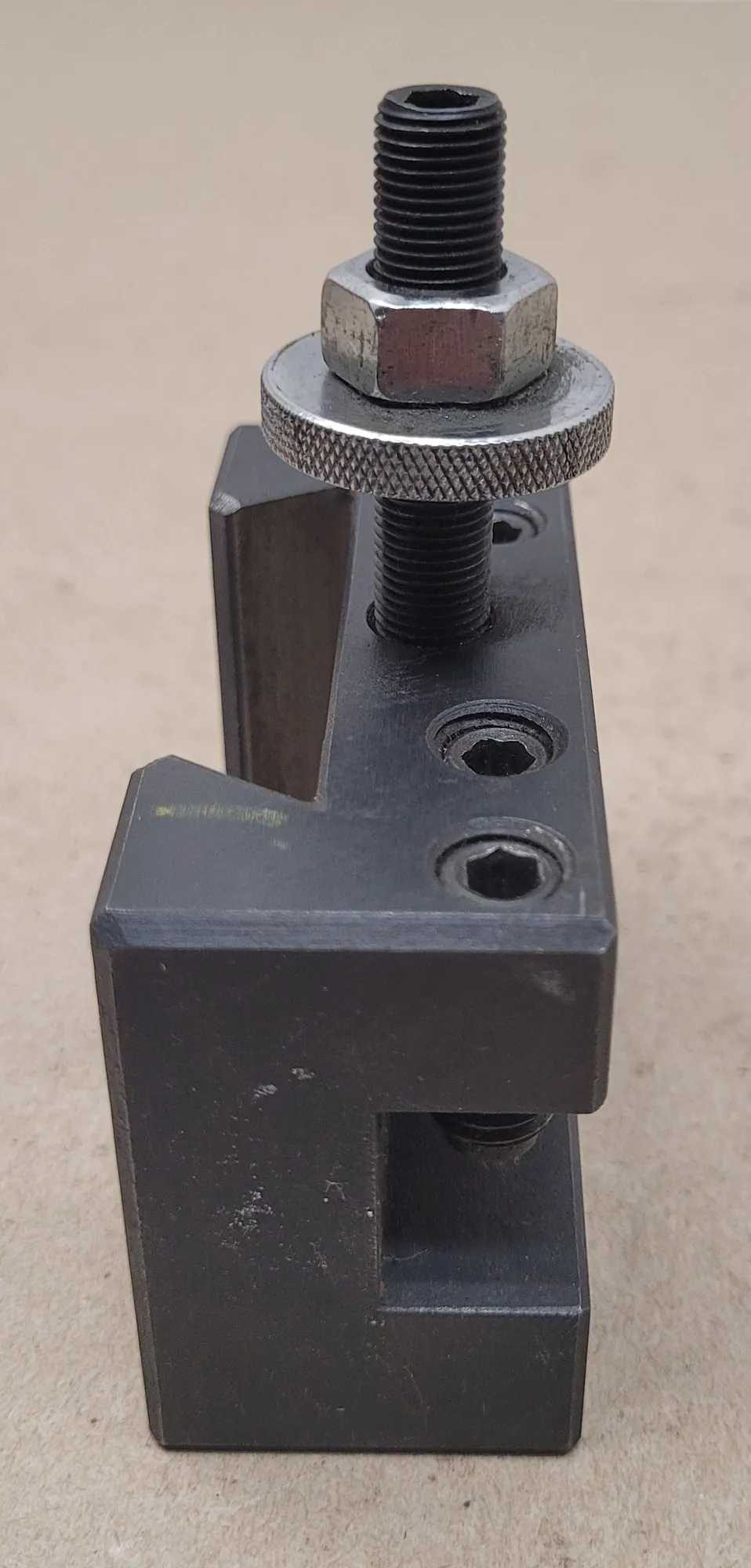 SHARS 250-301 QUICK CHANGE TOOL POST HOLDER CXA 1 (1/2"-3/4" CAPACITY, 13-18IN LATHE SWING) - MACHINE TOOLING
