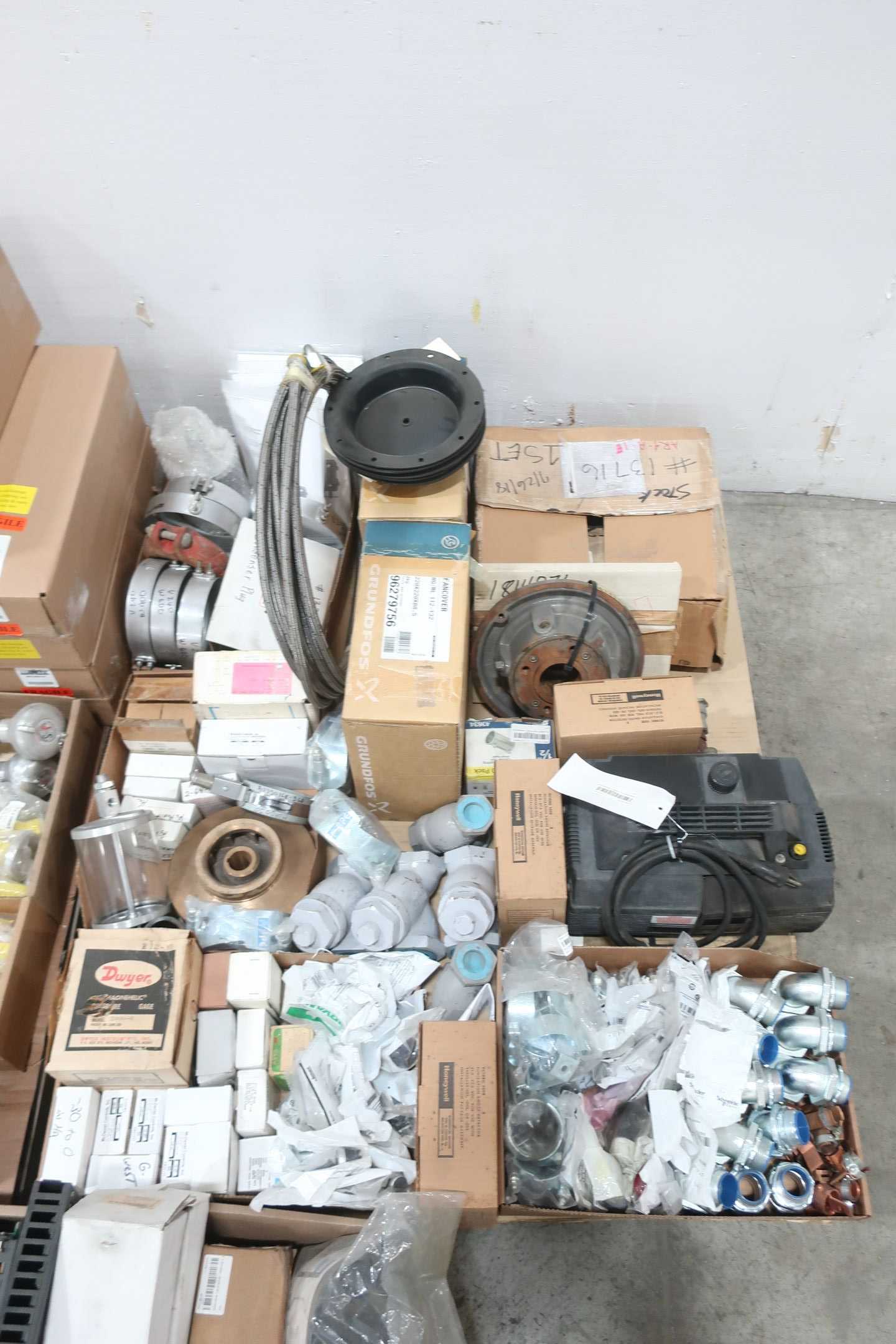 3 PALLETS OF MIXED MRO - INDUSTRIAL PARTS