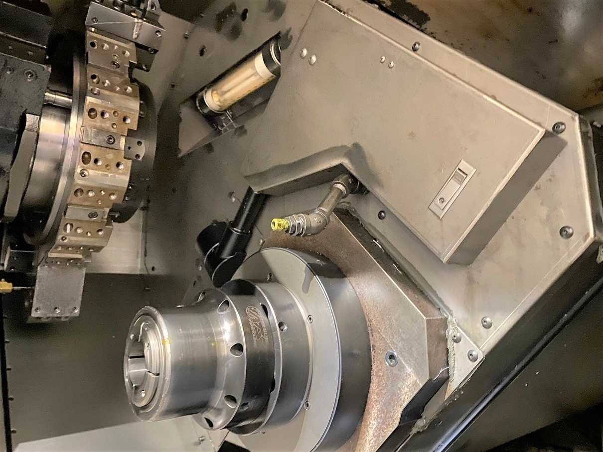 MORI SEIKI ZT-2500Y CNC TURNING CENTER, 8 AXIS, 14.9 IN TURN DIA, 2.8 IN BAR CAP, 4000 RPM SPINDLE - CNC LATHES