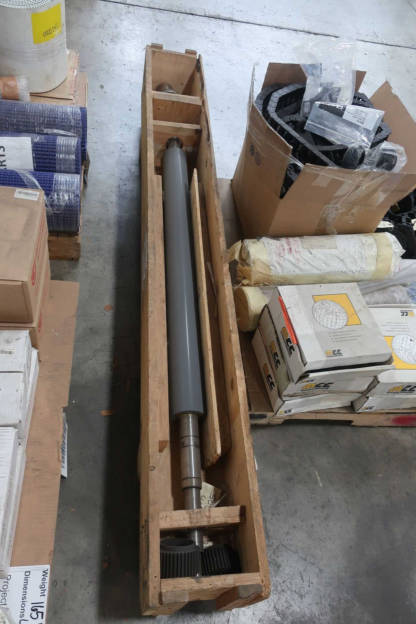 BULK QTY OF CONVEYOR PARTS AND ACCESSORIES - CONVEYOR PARTS