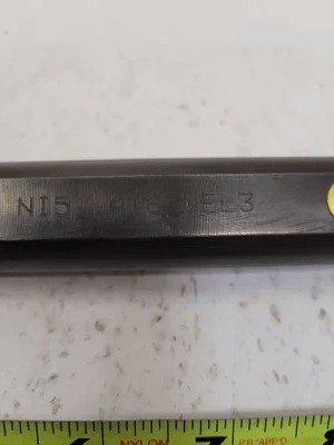 KENNAMETAL INDEXABLE BORING BAR, MODEL A16 NEL3, LEFT HAND, 1" SHANK, 1.375” MIN BORE DIA. - MACHINE TOOLING