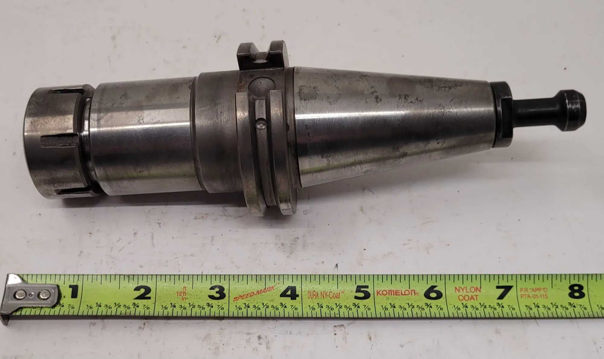 LYNDEX COLLET CHUCK CAT 40 C4017-0025-4.00 6.5" OAL, 1.75" BODY DIA, 18000 RPM MAX - MACHINE TOOLING