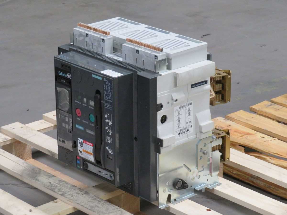 SIEMENS WLS2A316 S2A308NV1CXLCEN CIRCUIT BREAKERS, 3-POLE, 800A CURRENT, 600V AC - CIRCUIT BREAKERS