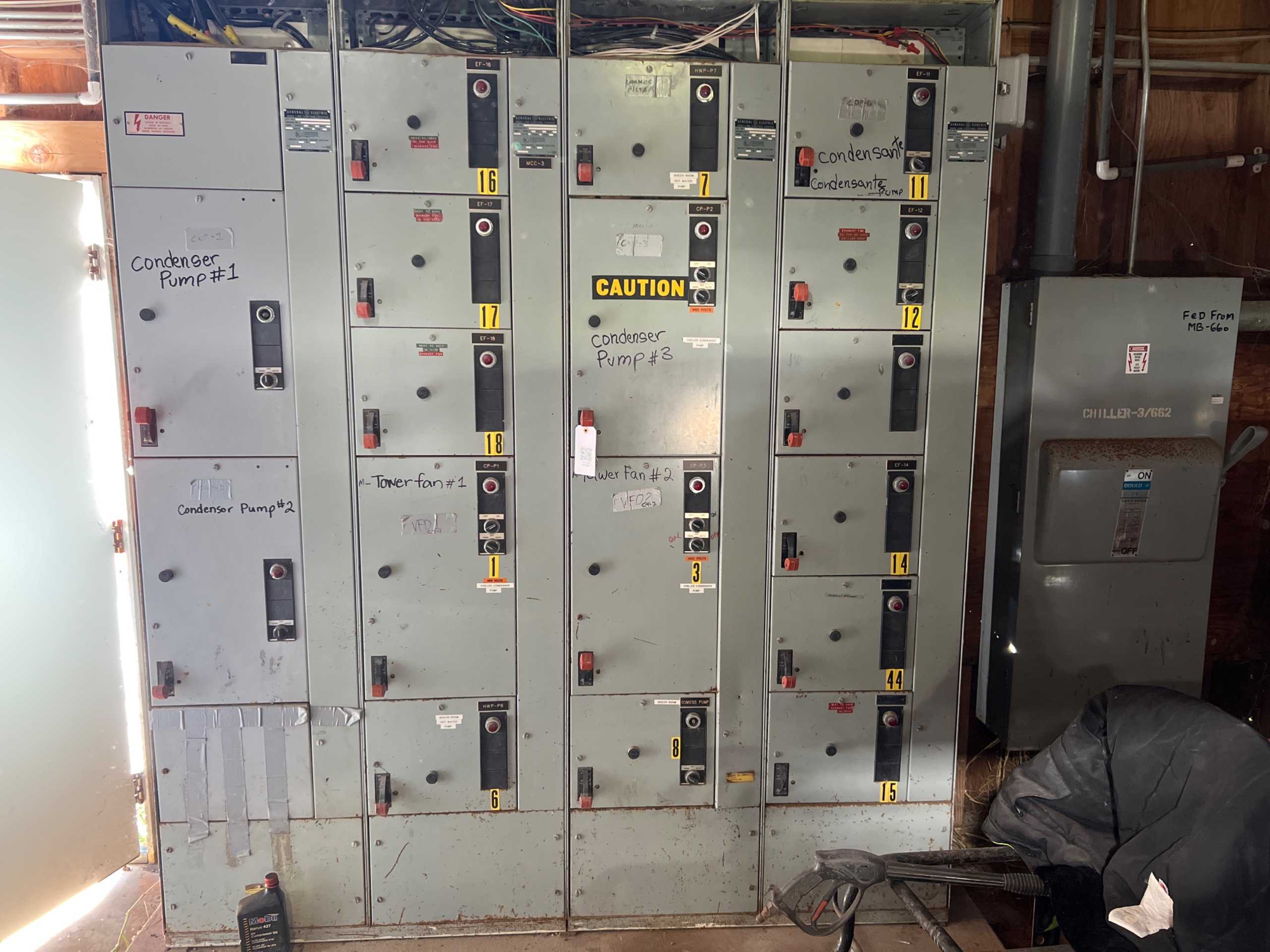 QTY 2: MOTOR CONTROL CENTER - MOTOR CONTROL CENTERS