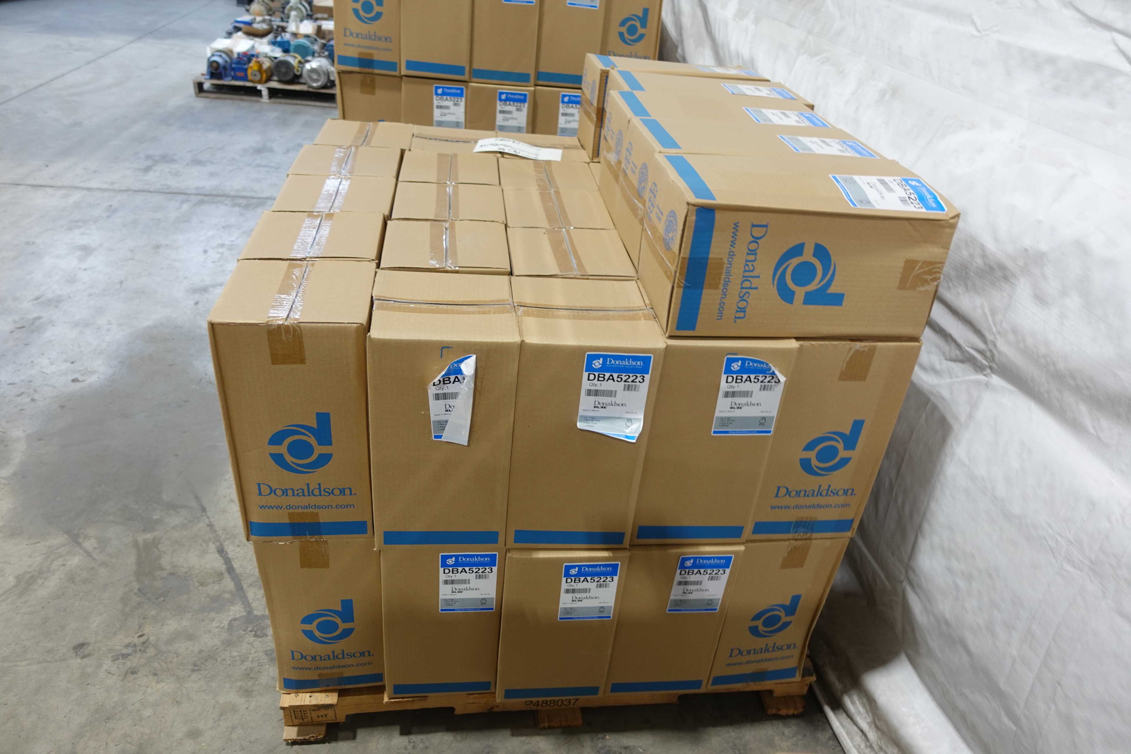 SKU 1741118 - PALLET OF DONALDSON DBA5223 AIR FILTERS - AIR FILTER ELEMENTS