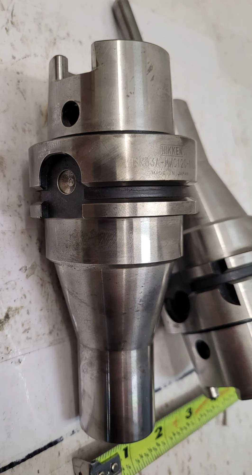 LYNDEX-NIKKEN HSK63A-MMC12C-110A TOOLHOLDER HSK COLLET CHUCK (SET OF 2) - MACHINE TOOLING